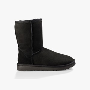 Ugg Classic Short II Women Classic Boots Black (4023AOQWK)